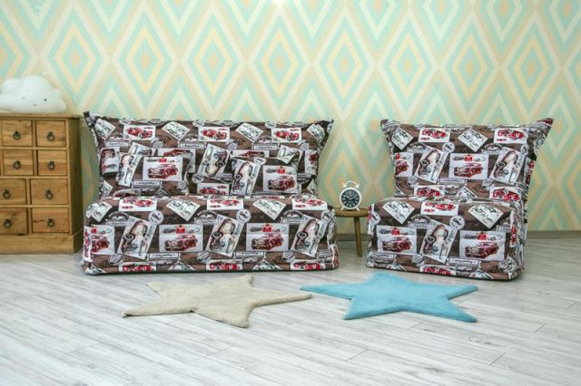 Диван Нова RIVALLI R023 113x104x94 ППУ фото