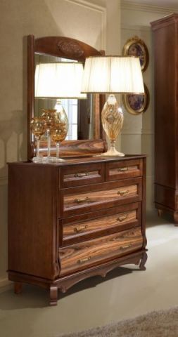 Спальня Оскар с 4-дв. Шкафом (без декора, каштан) IVNA Мебель   фото