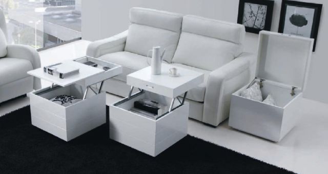 Журнальный стол 195 Disemobel 195 50x55x55 Blanco mate фото