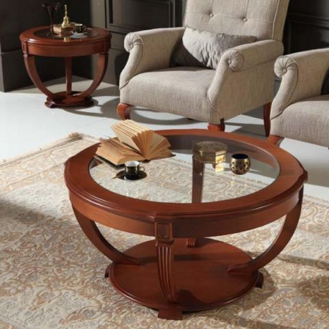 Журнальный стол 66/C / 54 Disemobel 66/C / 54 47x60x60 Nogal-5 фото