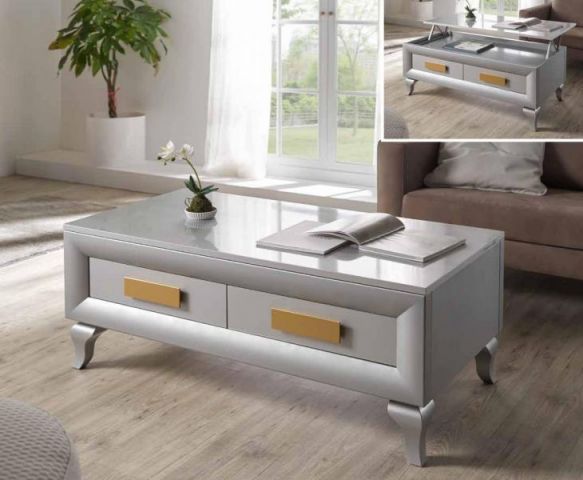 Журнальный стол 2035 CLOE Disemobel 2035 CLOE 49x50x100 Plata-10 фото