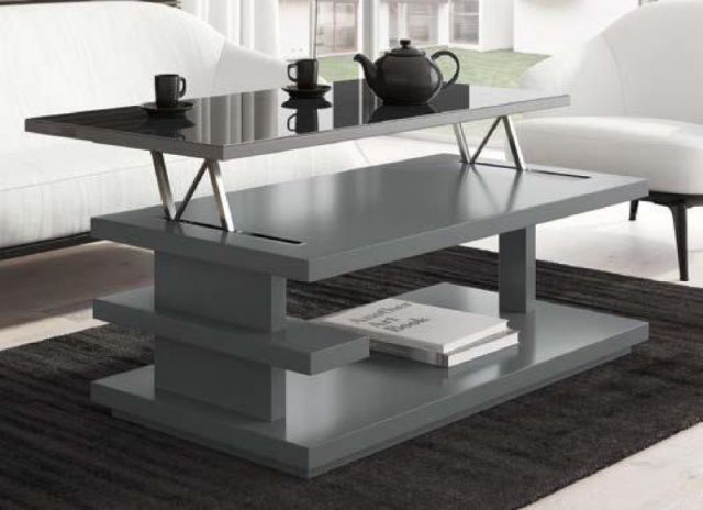 Журнальный стол 2052 NORA Disemobel 2052 NORA 45x90x90 Gris фото