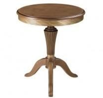 Кофейный столик Далорес LORES Л040 68x60x60 Орех Долорес/Патина коричневая Бук фото