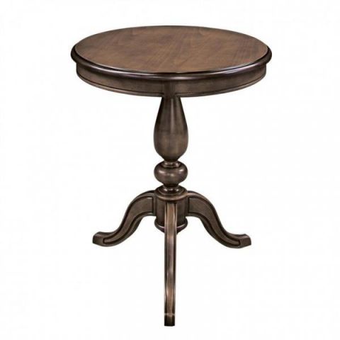 Кофейный столик Капри LORES Л039 68x60x60 Орех Долорес/Патина коричневая Бук фото