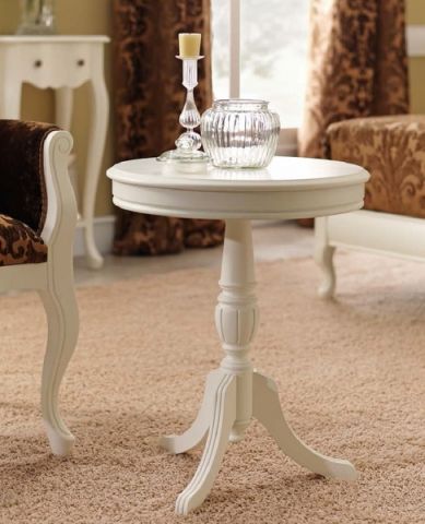 Кофейный столик 168.050 Panamar 168.050.P d50x68 Белый/Blanco фото