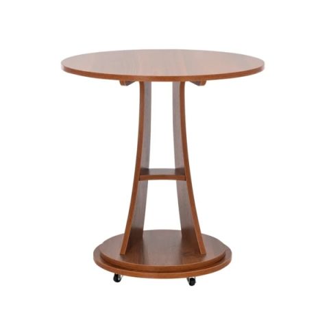 Подкатной столик Акцент 2   60x60x64 Орех фото