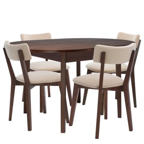 Набор обеденный комплект Leset Говард Leset  202(+40)x202x80 фото