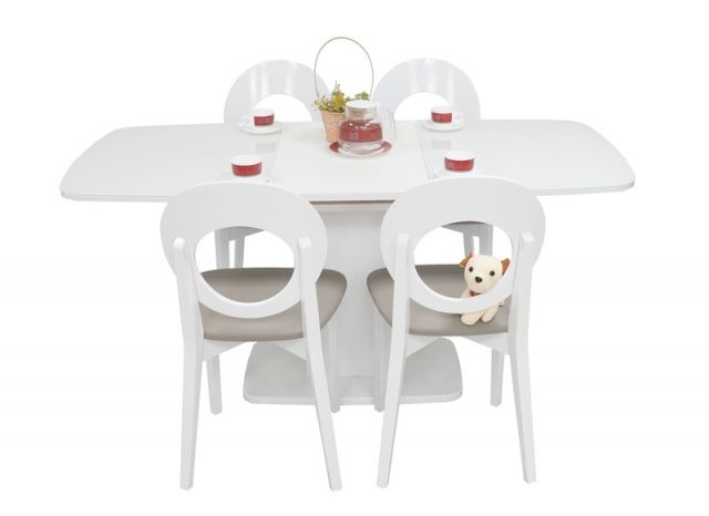 Набор обеденный комплект Leset Денвер Leset  232(+45)x192x93 фото