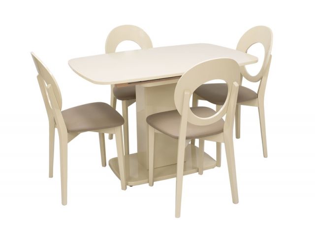 Набор обеденный комплект Leset Денвер Leset  232(+45)x192x93 фото