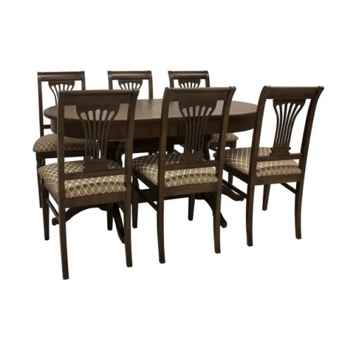 Набор обеденный комплект Leset Каролина Leset  254(+50)x184x97 фото