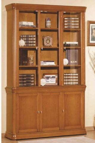 Книжный шкаф 228 IDC 228 143x38x211 Cerezo фото