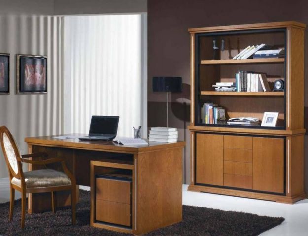 Книжный шкаф 381 IDC 381 150x37x210 Cerezo фото