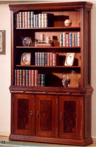 Книжный шкаф 72 IDC 72 133x35x203 Nogal фото