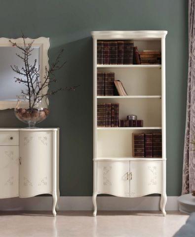 Книжный шкаф 725.000.P Panamar 725.000.P 78x38x187 Белый/Blanco фото