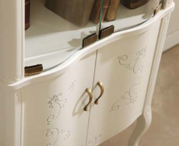 Книжный шкаф 725.001.P Panamar 725.001.P 78x38x187 Белый/Blanco фото