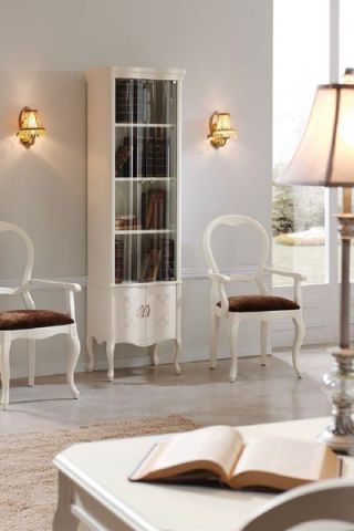 Книжный шкаф 725.001.P Panamar 725.001.P 78x38x187 Белый/Blanco фото