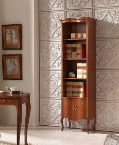 Книжный шкаф 727.000.P Panamar 727.000.P 55x38x187 Вишня/Cherezo фото