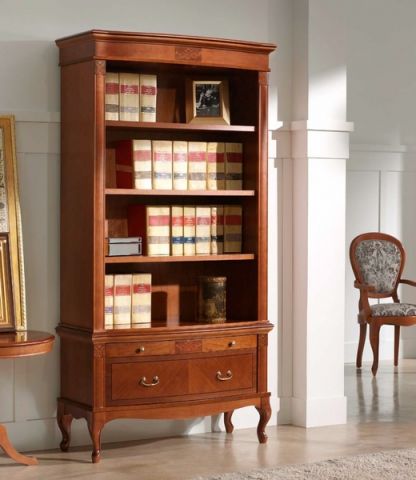 Книжный шкаф 825/885.P Panamar 825/885.P 102x46x201 Орех/Nogal фото