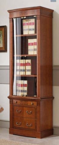 Книжный шкаф 827.001/837.P Panamar 827.001/837.P 62x44x201 Орех/Nogal фото