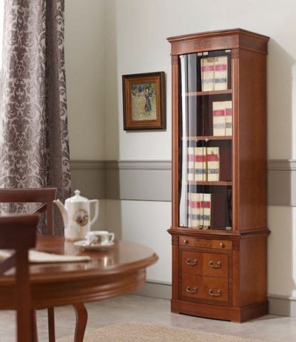 Книжный шкаф 827.001/837.P Panamar 827.001/837.P 62x44x201 Орех/Nogal фото