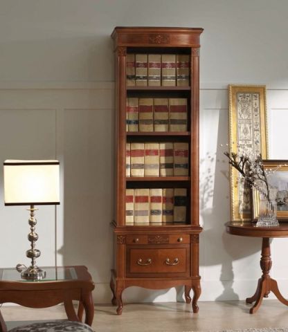 Книжный шкаф 827/887.P Panamar 827/887.P 62x44x201 Орех/Nogal фото