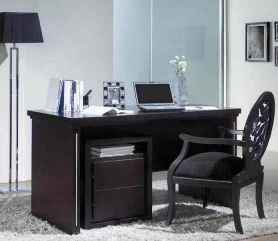 Письменный стол 382 IDC 382 150x75x76 Wengue Negro фото