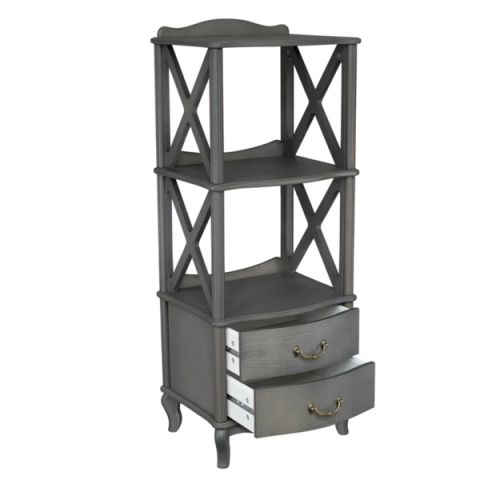 Этажерка Джульетта-2 IMPEX 1084 50x40x102 Светлый Дуб фото