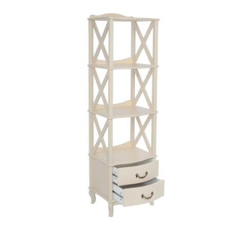 Этажерка Джульетта-3 IMPEX 1085 50x40x157 Дуб Шампань фото