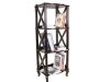 Этажерка-стеллаж Джульетта-3 IMPEX 1088 49x40x132 Орех
