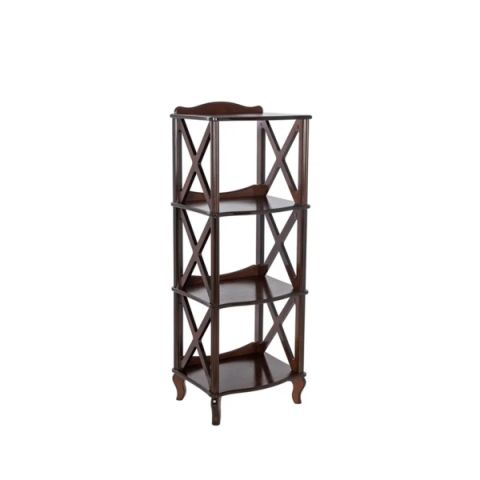 Этажерка-стеллаж Джульетта-3 IMPEX 1088 49x40x132 Орех фото