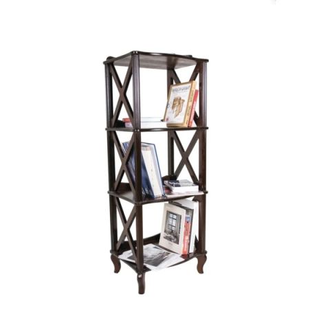 Этажерка-стеллаж Джульетта-3 IMPEX 1088 49x40x132 Орех фото