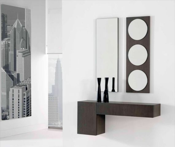 Консоль 432 Disemobel 432 40x22x100 Nogal-11 фото