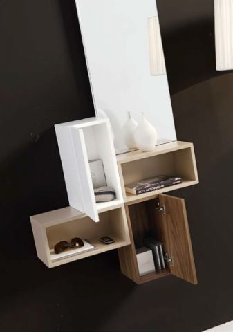 Консоль подвесная с дверью 137 Disemobel 137 20x23x40 Nogal Americano фото