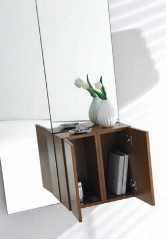 Консоль подвесная с дверью 137 Disemobel 137 20x23x40 Wengue-1 фото