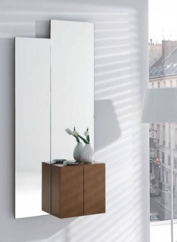 Консоль подвесная с дверью 137 Disemobel 137 20x23x40 Wengue-1 фото