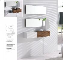 фото Консоль подвесная с ящиком 140