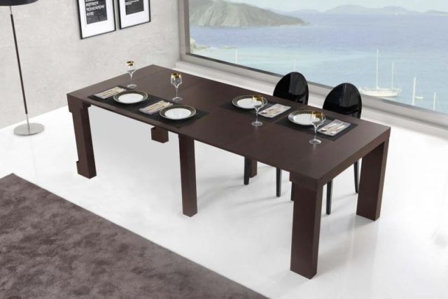 Консоль трансформер 240x90 368 Disemobel 368 75x40-240x90 Wengue-1 фото